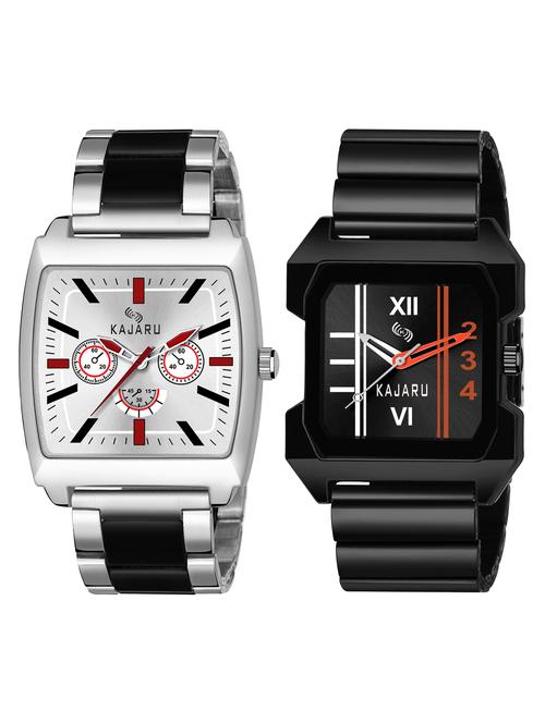 kajaru set of 2 analog watches-(kjr_78_77) - 16586228 - Very Small Image - 1