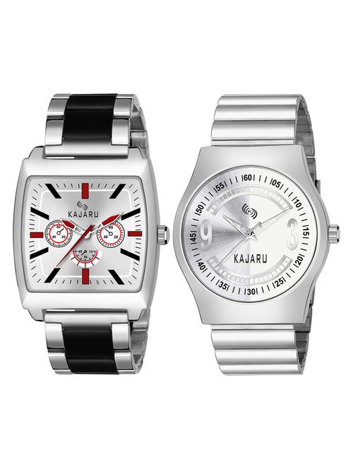 kajaru set of 2 analog watches-(kjr_78_88) - 16586231 - Very Small Image - 1