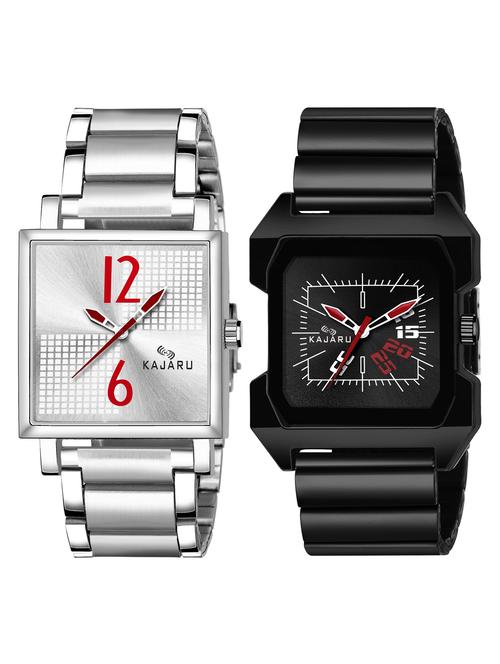 kajaru set of 2 analog watches-(kjr_79_76) - 16586239 - Very Small Image - 1