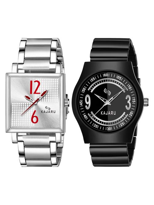 kajaru set of 2 analog watches-(kjr_79_97) - 16586247 - Very Small Image - 1