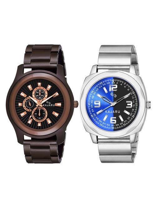 kajaru set of 2 analog watches-(kjr_81_50) - 16586251 - Very Small Image - 1
