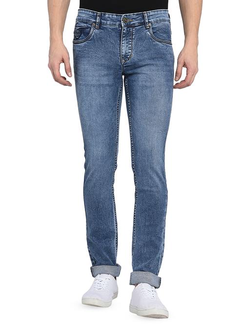 light blue washed denim jeans - 16587293 - Very Small Image - 1