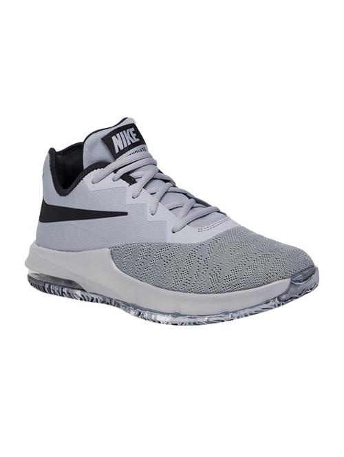 grey fabric lace up sport shoes - 16587321 - Very Small Image - 1