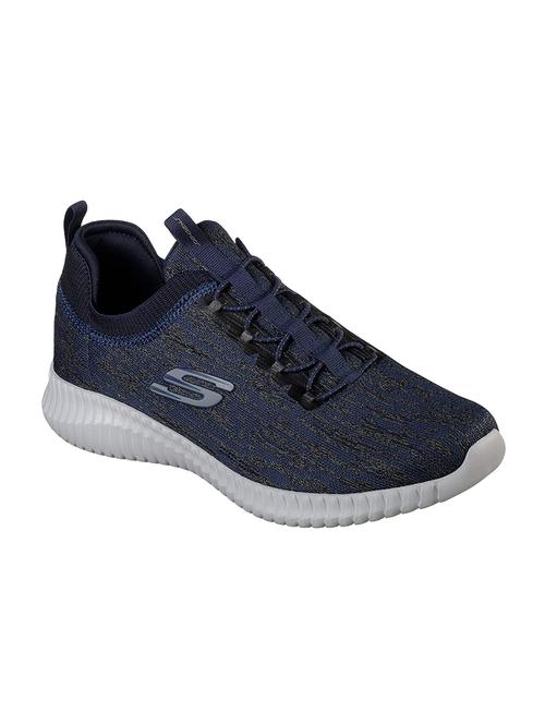 navy fabric lace up sport shoes - 16587336 - Very Small Image - 1