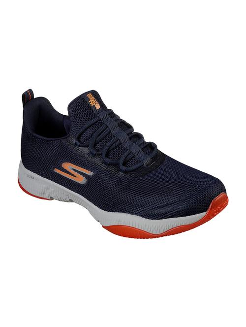 blue fabric lace up sport shoes - 16587340 - Very Small Image - 1