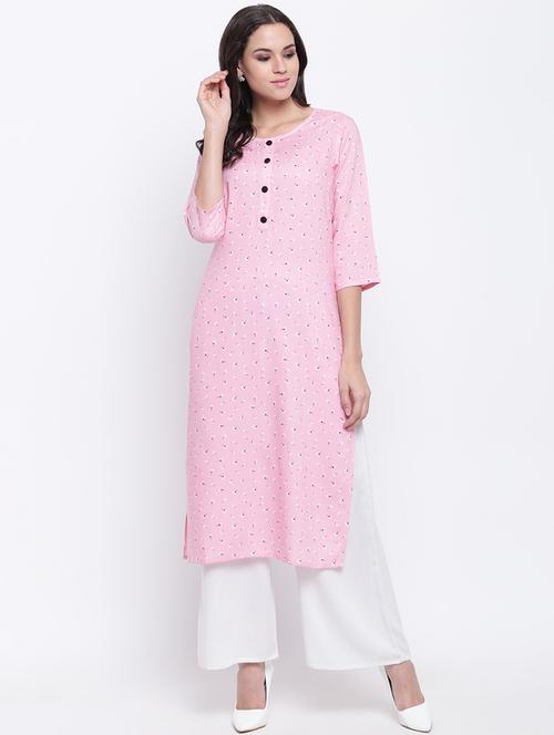 floral straight kurta - 16589355 - Very Small Image - 1