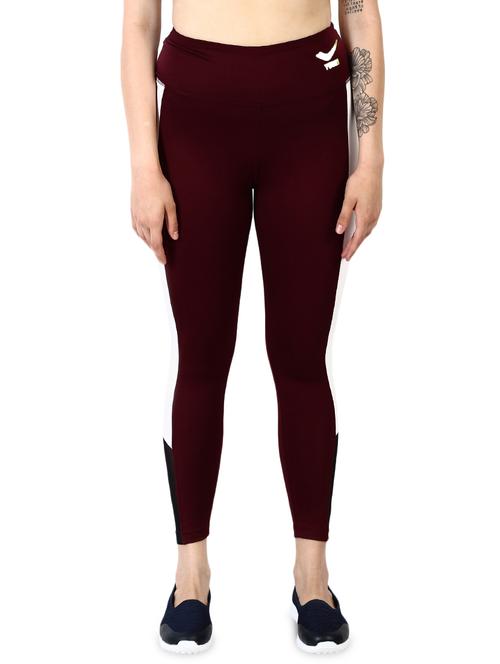 high rise color block sports legging - 16591201 - Very Small Image - 1