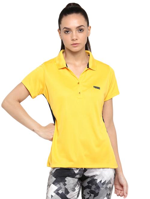 polo neck solid tee - 16591237 - Very Small Image - 1