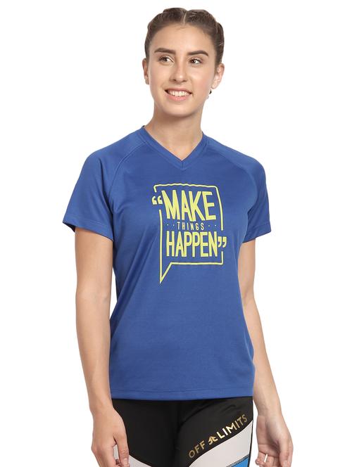 v neck raglan sleeves tee - 16591243 - Very Small Image - 1