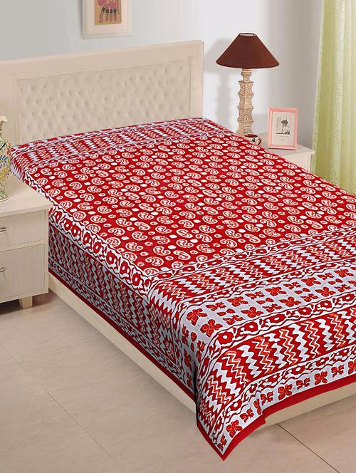 cotton printed single bedsheet - 16591653 - Very Small Image - 1