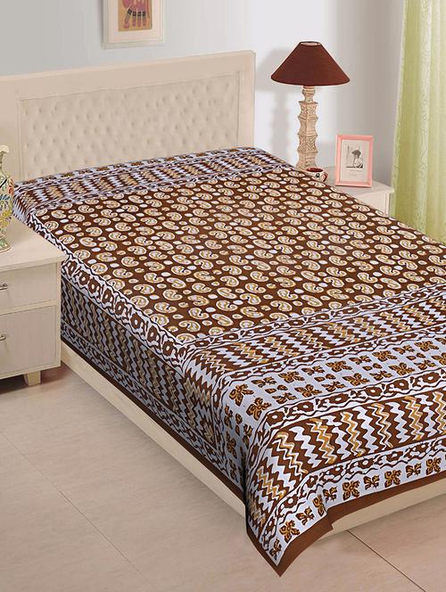 cotton printed single bedsheet - 16591654 - Very Small Image - 1