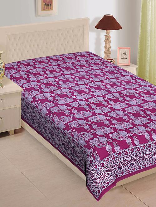 cotton printed single bedsheet - 16591664 - Very Small Image - 1