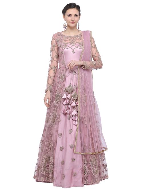 embroidered semi-stitched suit - 16591864 - Very Small Image - 1