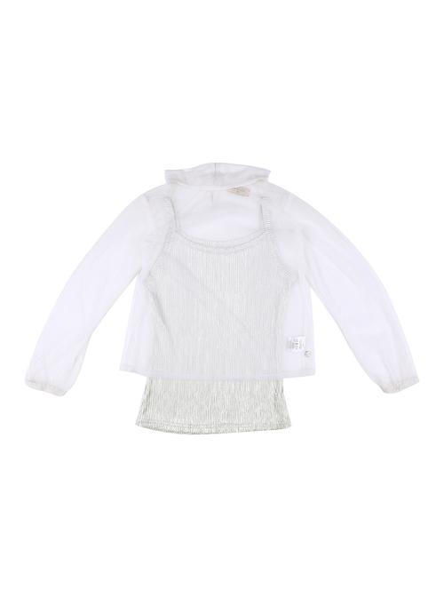 mock neck metallic top - 16592842 - Very Small Image - 1
