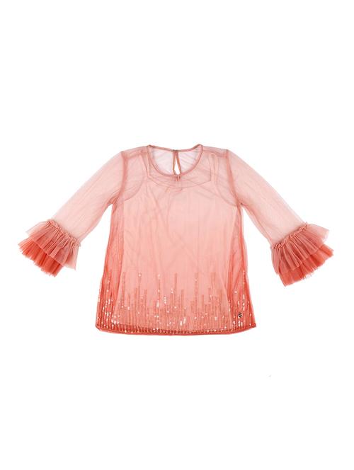 frill trim embellished top - 16592863 - Very Small Image - 1