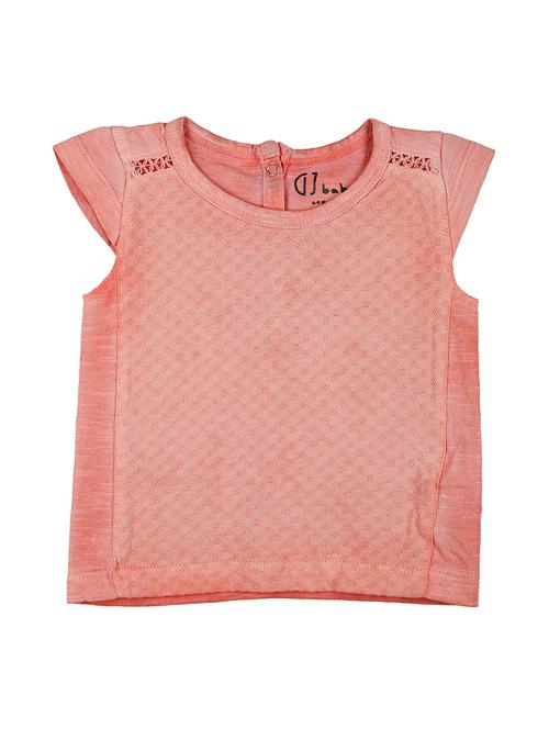 lace inserted cap sleeved top - 16593015 - Very Small Image - 1