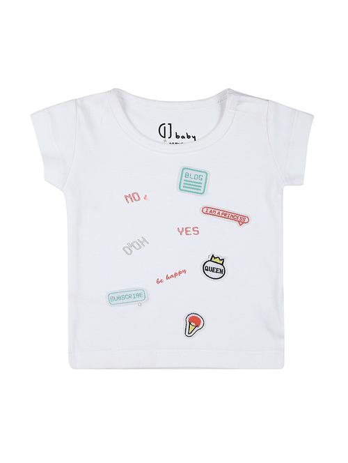 round neck quirky patch top - 16593024 - Very Small Image - 1