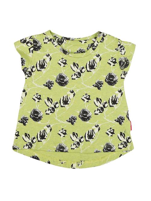 cap sleeved floral top - 16593029 - Very Small Image - 1