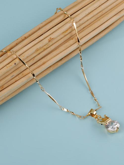 gold tone pendant - 16596676 - Very Small Image - 1