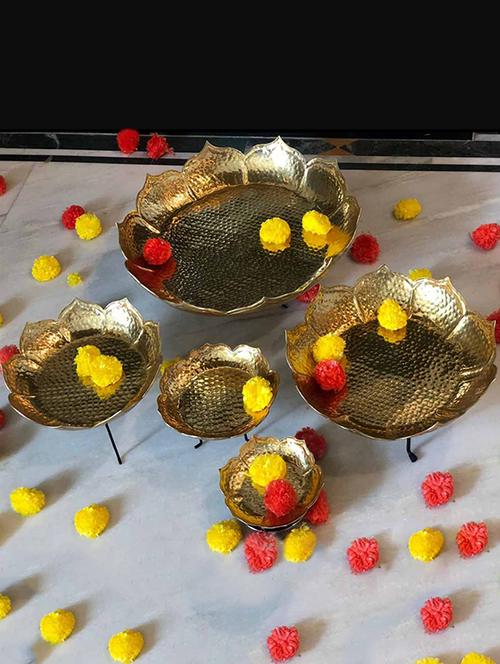 decorative pooja tray - 16596942 - Very Small Image - 1