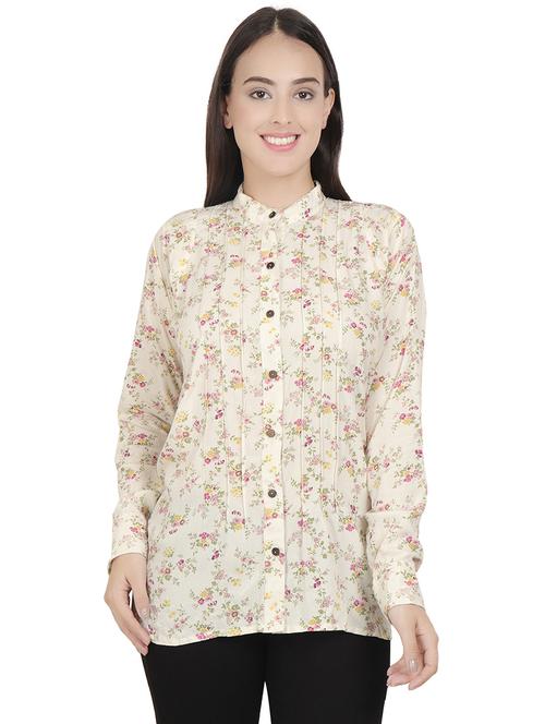 long sleeved floral shirt - 16598573 - Very Small Image - 1