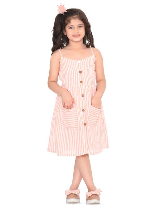 cami neck striped frock - 16598580 - Very Small Image - 1