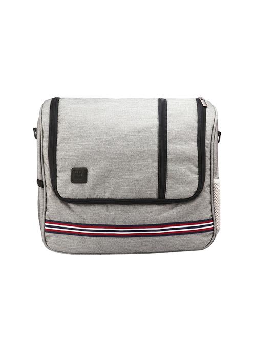 grey cotton polyester blend messenger messengerbag - 16598713 - Very Small Image - 1