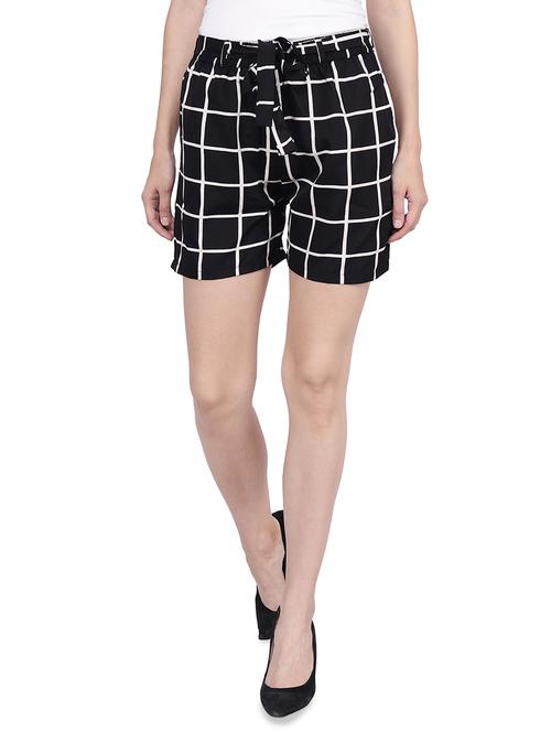tie knot checkered short - 16601950 - Very Small Image - 1