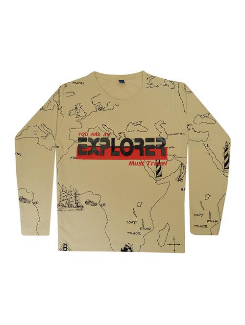 crew neck quirky print shirt - 16602076 - Very Small Image - 1