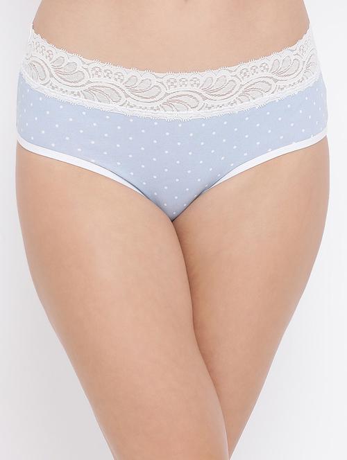 lace detail polka dot hipster panty - 16602768 - Very Small Image - 1