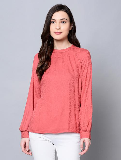 mock neck raglan sleeved top - 16604615 - Very Small Image - 1