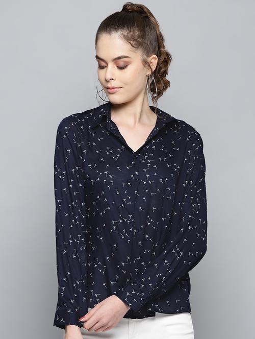 long sleeved floral top - 16605887 - Very Small Image - 1