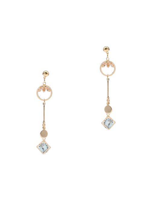 gold tone drop earring - 16607208 - Very Small Image - 1