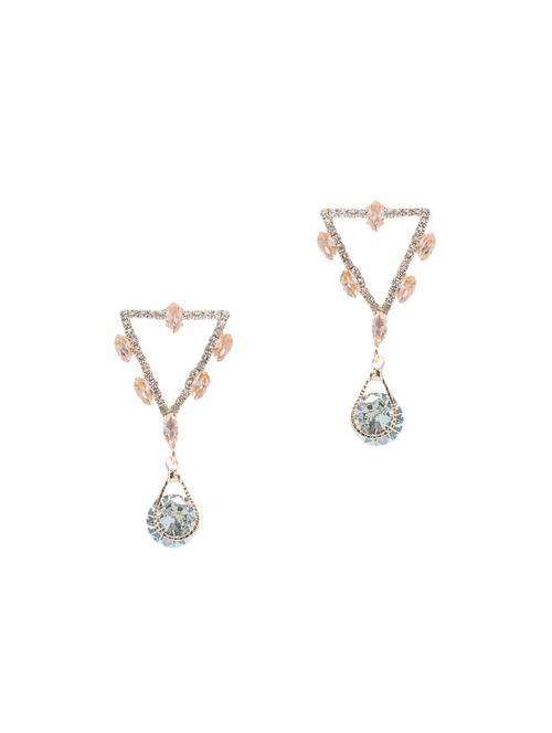 gold tone drop earring - 16607209 - Very Small Image - 1