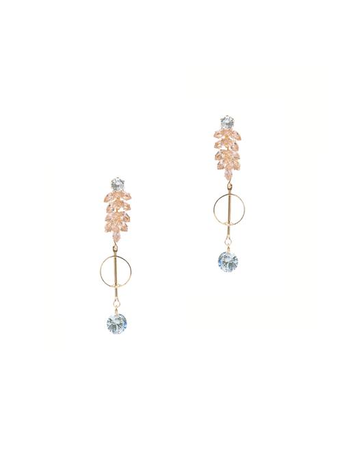 gold tone drop earring - 16607215 - Very Small Image - 1