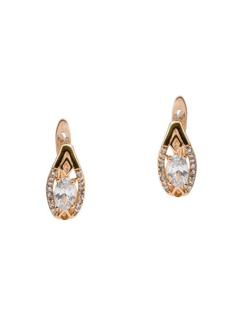 gold tone drop earring - 16607340 - Very Small Image - 1