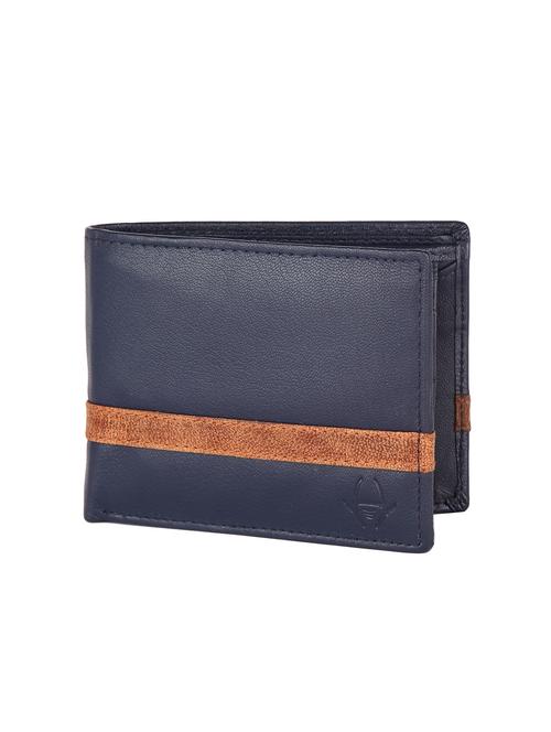 navy blue leather wallet - 16609392 - Very Small Image - 1