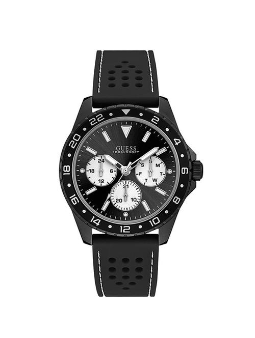 guess round dial analog watch-(w1108g3) - 16610333 - Very Small Image - 1