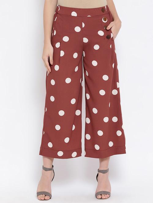 high rise button detail trouser - 16611912 - Very Small Image - 1