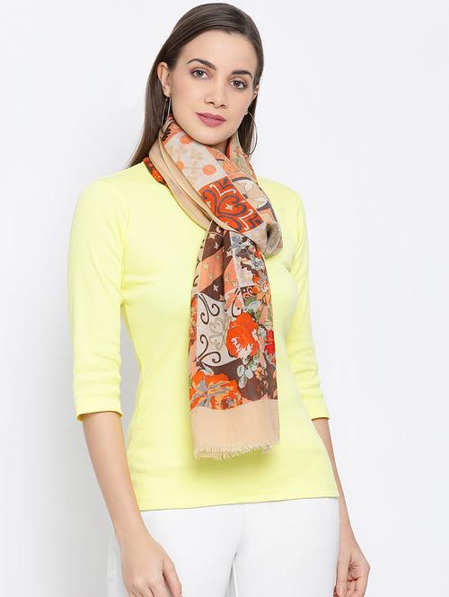 frayed hem abstract stole - 16612309 - Very Small Image - 1