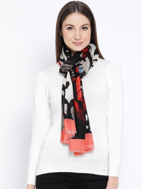 frayed hem abstract stole - 16612338 - Very Small Image - 1