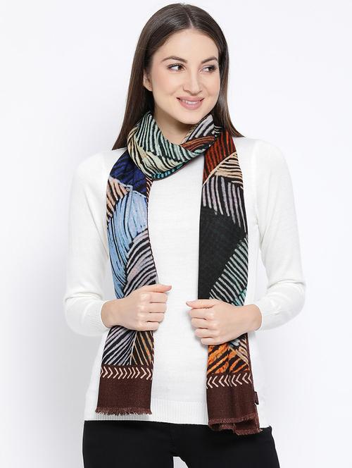 frayed hem abstract stole - 16612341 - Very Small Image - 1