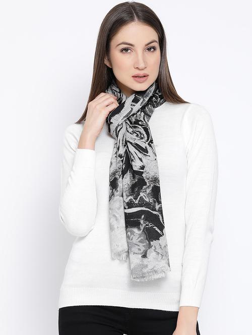 frayed hem abstract stole - 16612347 - Very Small Image - 1