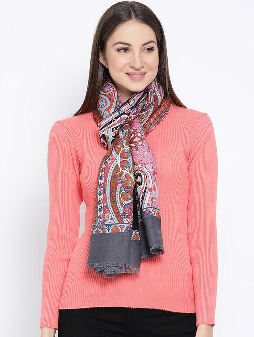 frayed hem abstract stole - 16612358 - Very Small Image - 1