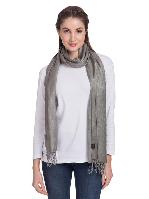frayed hem jacquard stole - 16612369 - Very Small Image - 1