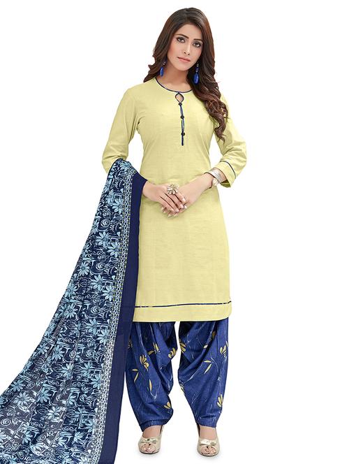 printed unstitched suit - 16612579 - Very Small Image - 1