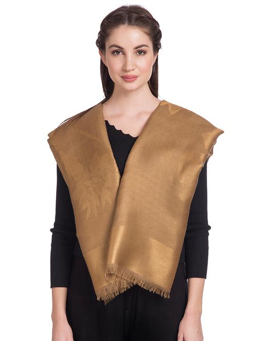 frayed hem solid wool stole - 16616197 - Very Small Image - 1