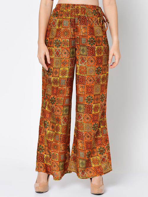 geometric print palazzo - 16616360 - Very Small Image - 1