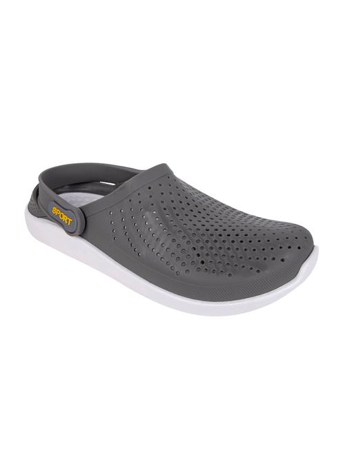 grey rubber slip on crocs - 16616604 - Very Small Image - 1