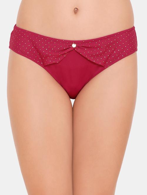 low rise applique bikini panty - 16617184 - Very Small Image - 1